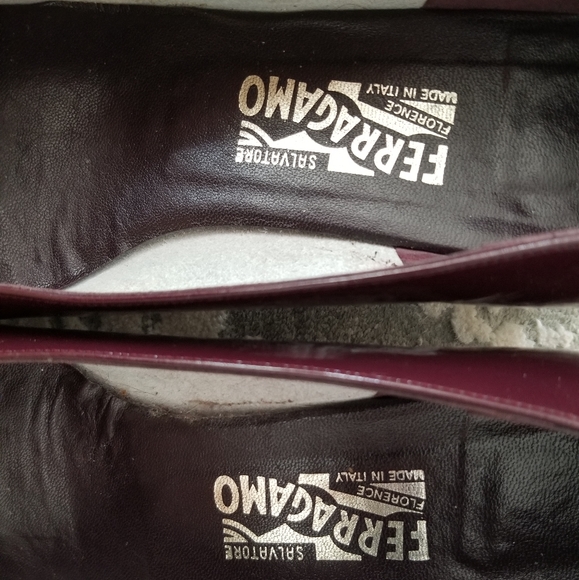 Salvatore Ferragamo Burgundy Heels - Picture 3 of 7